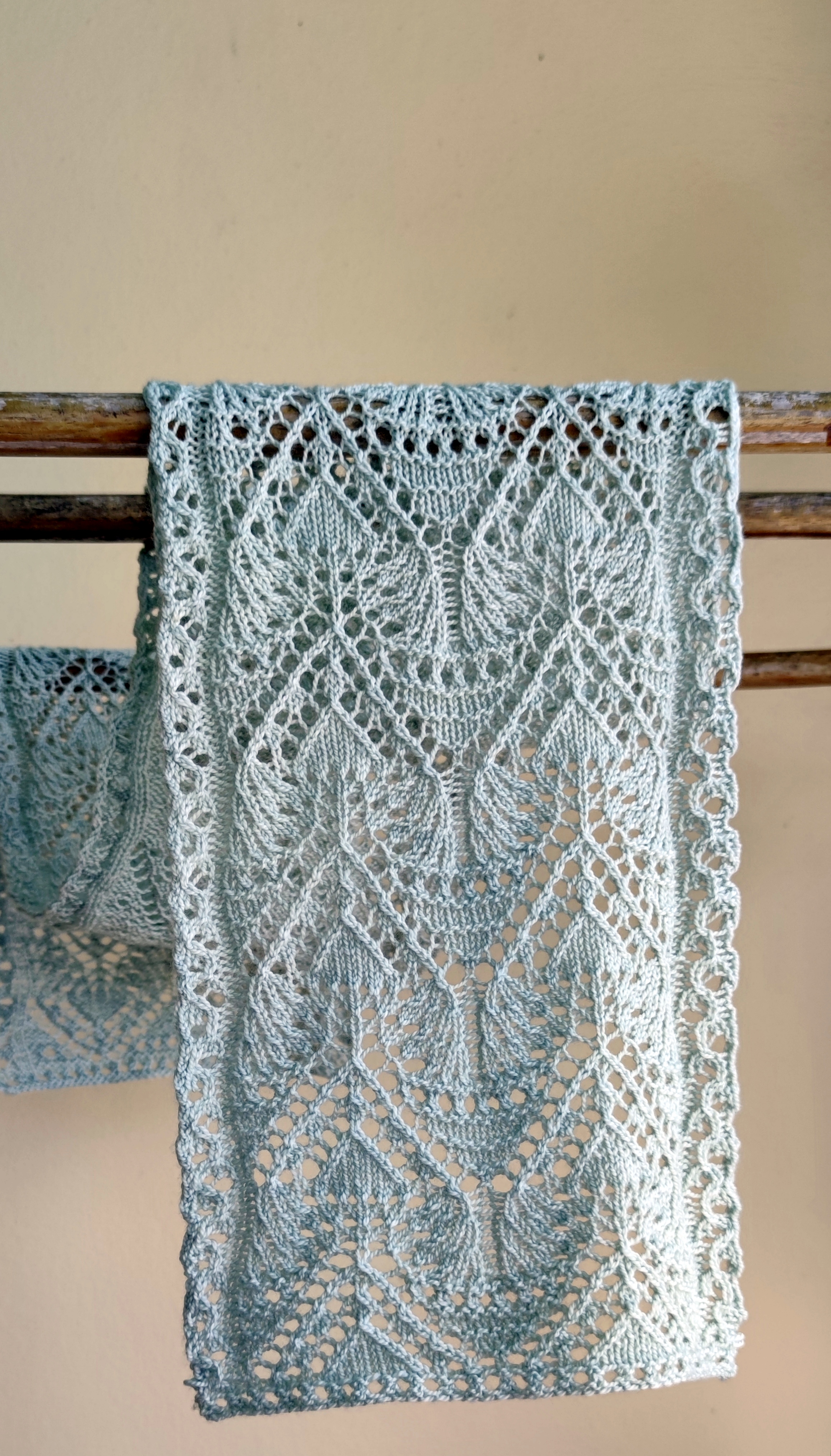 Fancy Leaves Scarf by Michael Harrigan
