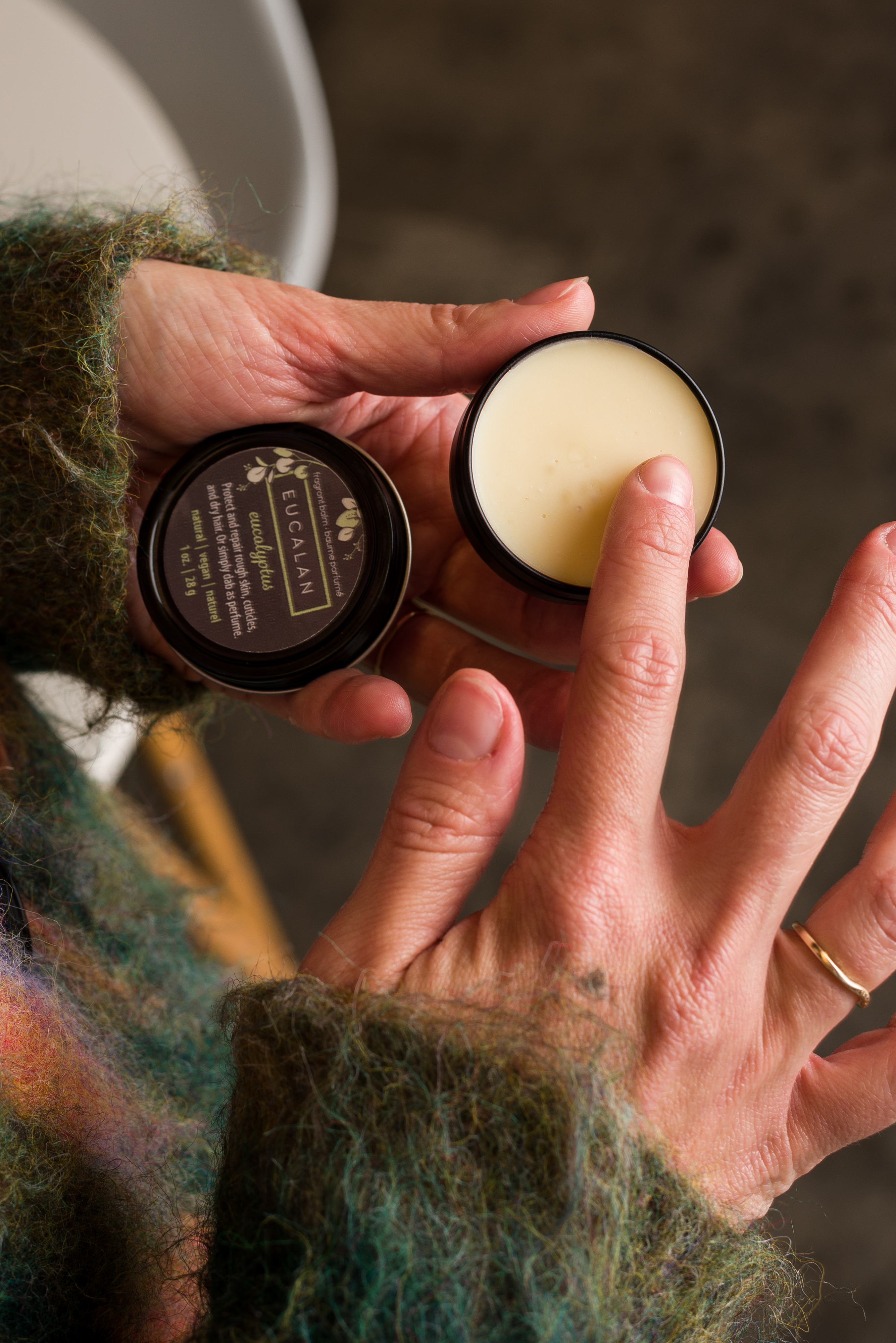 Baume parfumé a l'eucalyptus