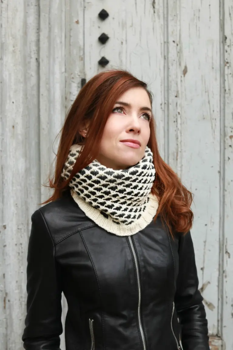 Free Pattern: Eucalan Lattice Cowl