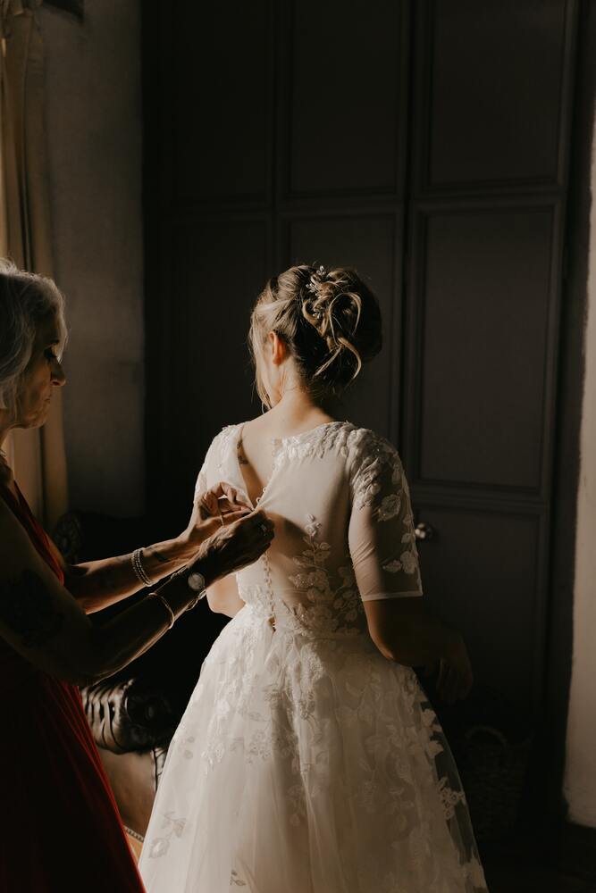 How to Wash a Wedding Dress with Eucalan